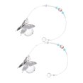 thumbnail image 4 of 2pcs Butterfly Crystal Feng Shui Pendants Creative Pendants, 4 of 7