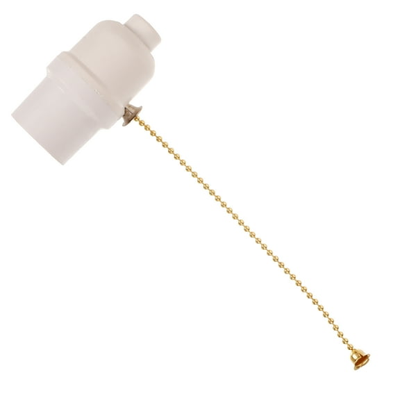WORGEOUS Pull Chain Light Fixture Lamp Socket Ceiling Light Lamp Holder Pull Lamp Base Lamp Accessory