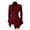 Wine, variant on QIPOPIQ Clearance Jackets for Women Women Long Sleeve Retro Lace Trim Button Up Vintage Irregular Tailcoat Outwear