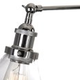 thumbnail image 4 of Aplique de Pared CWI Lighting Eustis 18 cm Níquel Pulido, 4 of 8
