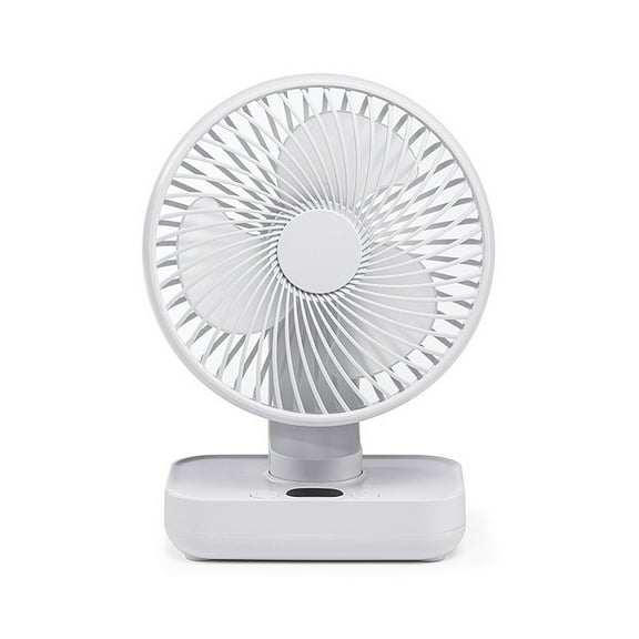 Quiet Desk Fan Camping Fan with 4 Speeds and Oscillation for Home Office Travel Large Multidirectional