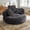 Black, variant on Villeston Chenille High Back Lazy Boy Sofa with Throw Pillows for Adults and Children, Indoor Outdoor, Dark Gray