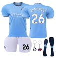 thumbnail image 1 of 2025 Manchester Home #26 Mahrez Soccer Jersey Kits, 1 of 3