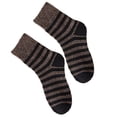 thumbnail image 1 of Calcetines de Invierno Minnieouse para Hombre 5 pares Media Pantorrilla Rayas café, 1 of 6