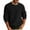 Black, variant on Vividxx Sweatshirts For Men Fall Winter Casual Brushed Crew Neck Long Sleeve Base Shirt Top Loose-Fit Sweatshirts Fashion