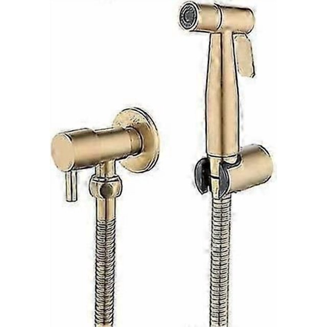 Stainless Steel Toilet Bidet Sprayer, Bidet Sprayer Kit, Faucet Sprayer Toilet Sprayer (gold)