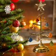 thumbnail image 3 of MesaSe Crystal Christmas Tree with LED Lights Tabletop Battery Operated LED Copper Wire Christmas Tree with Topper Holiday Home Decor, 3 of 7