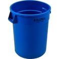 thumbnail image 5 of Global Industrial Plastic Trash Can - 32 Gallon Blue, 5 of 7