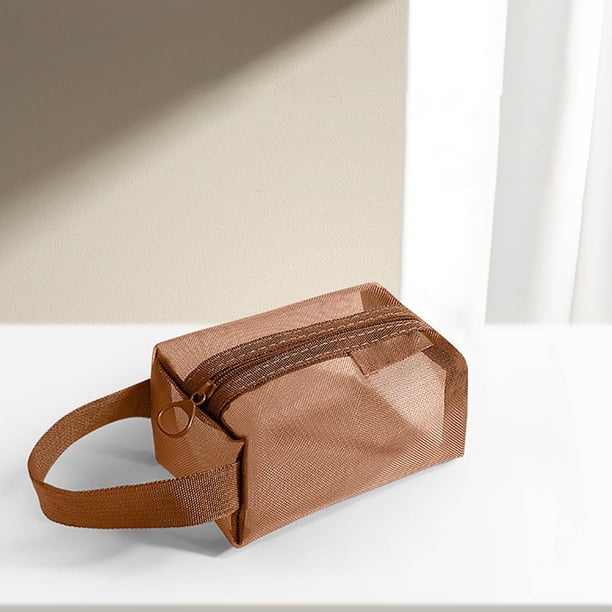 Estuche de malla para lápices | Bolsa organizadora transparente de doble capa para útiles escolares y de oficina