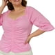 thumbnail image 4 of Blusa campesina Roman Fashion 0109 Rosa T 40, 4 of 6