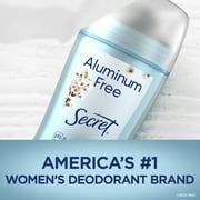 Secret Aluminum Free Deodorant for Women, Cherry Blossom, 2.4 oz