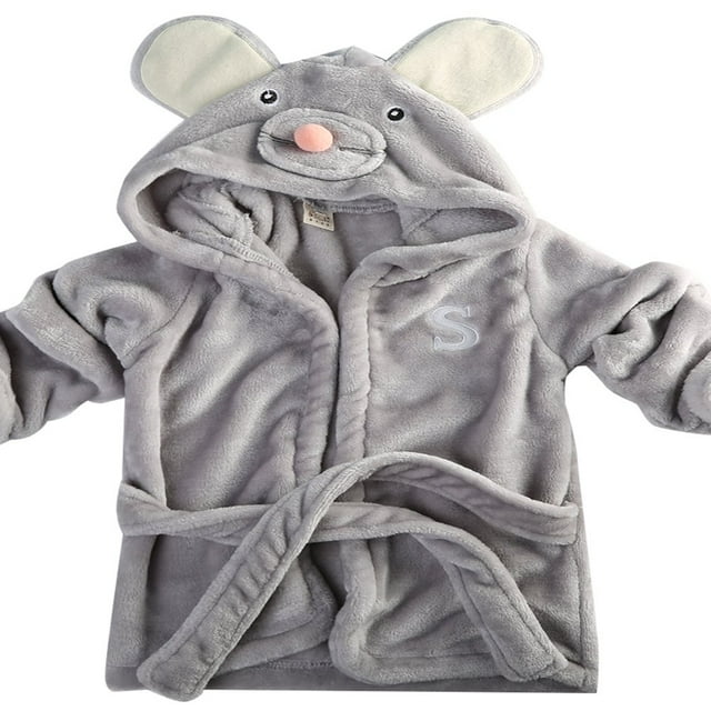 Baby Boy Girl Animal Hooded Bath Towel Infant Bathing Sleepwear Robes