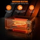 thumbnail image 3 of Yeshouse Horno de pizza eléctrico de encimera para interior, acero inoxidable con piedra, temporizador y temperatura ajustables, ideal para cocina y food truck, 3 of 7