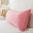 thumbnail image 4 of Memory Foam Body Pillow with Breathable Zippered Cotton Cover, Full Body Pillow for Adults, Long Pillow for Sleeping, Firm Pillow Breathable Fluffy Supportive - Foggy Pink, 4 of 5