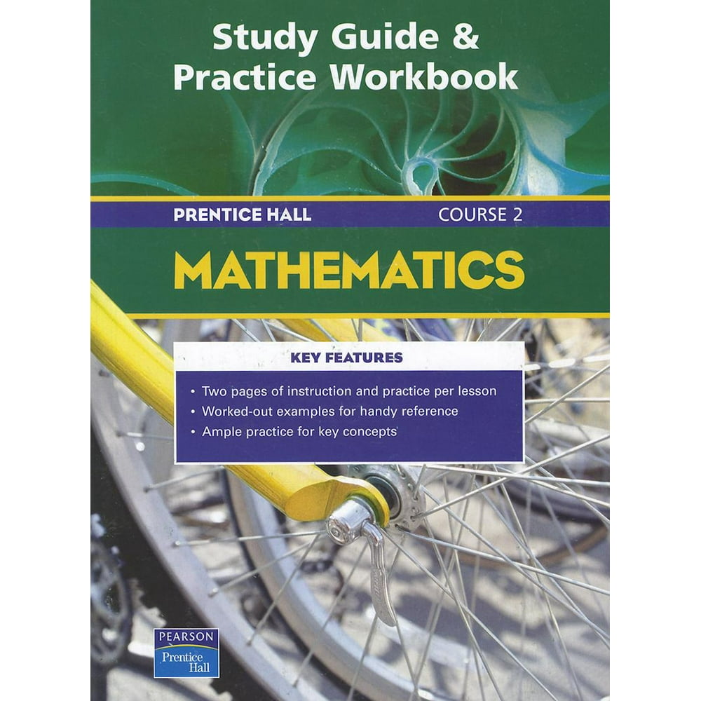 Prentice Hall Math Course 2 Study Guide & Practice Workbook (Paperback