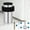 Silver, variant on KOLAKO Door Stopper 2.5 inch Stainless Steel Floor Wall Mounted Heavy Duty Cylindrical Holder for Baseboard Tile with Anchors , Silver