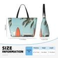 thumbnail image 3 of Kdxio Vintage Surf Van Beach for Beach Bag for Women Large Beach Tote Bag Waterproof Sandproof Swim Bag with Zipper Pockets Beach Vacation Travel, 3 of 6