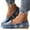 Blue, variant on Oyedens Womens Slip on Loafers Boat Shoes Denim Casual Non-Slip Driving Walking Shoes Penny Loafers
