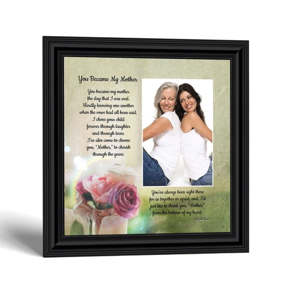 Mother In Law Gift Photo Frame, Wedding Thank You From New Daughter
