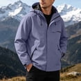 thumbnail image 5 of StSilkitty Rain Jacket for Men Windbreaker Waterproof Hooded Jacket Coat with Pockets Full Zip up Long Sleeve Raincoat, 5 of 9