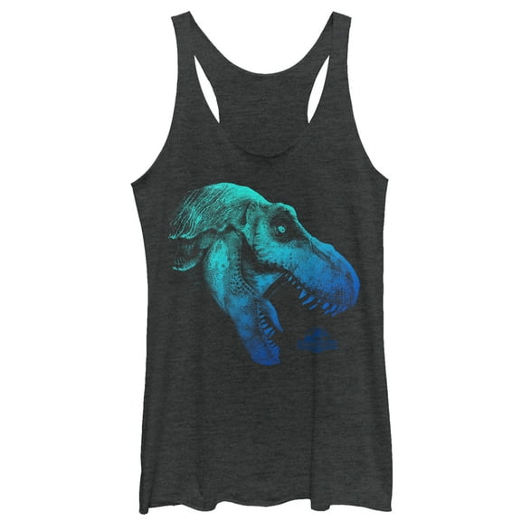 Women's Jurassic World: Fallen Kingdom Dino Nightmare Racerback Tank Top Black Heather Large