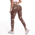 thumbnail image 4 of Legging De Cintura Alta Para Levantamiento De Caderas Deportivos Fitness Sin Costuras Gyu Medias Para Correr Abdomen Reducción Tie Dye Pantalones De Yogapangjing, 4 of 4