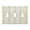 Light Yellow and White Stripes, variant on Dailycode Light Switch Plate Covers 2 Gang Wall Plate Plastics Outlet Covers for Kitchen Home Office Decor Bear Bow Cherry