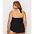 thumbnail image 2 of Womens Swimwear Plus Underwire Halter Tanktini Top 24W, 2 of 4