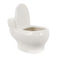 thumbnail image 2 of Ceramic Flowerpot Closestool Shaped Home Gardening Storage Holder Chic 12X11X7CM 1Pack, 2 of 5