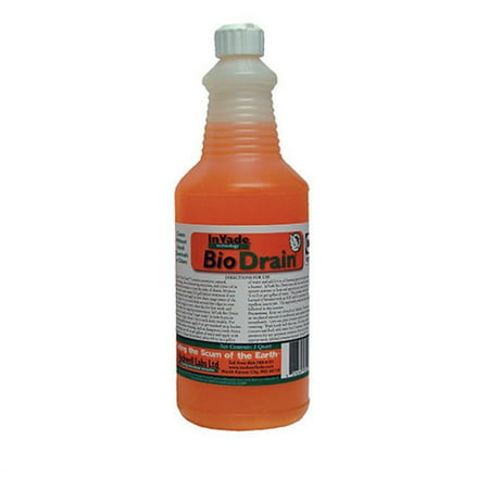 Bio Drain Gel- 1 qt, Thickened Microbial Formula for Direct Application to Drains to Eat Away Scum Where Flies Breed, and for 