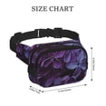 thumbnail image 4 of Disketp Lilac Riñonera de Doble Capa, Bolsa de Cintura Ajustable para Viajes, Correr y Senderismo, Riñonera Ligera para Hombre y Mujer, 4 of 9