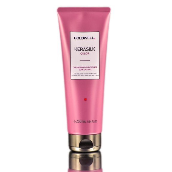 8.4 oz , Goldwell Kerasilk Color Cleansing Conditioner, hair scalp beauty - Pack of 3 w/ Sleek 3-in-1 Comb/Brush