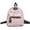 pink, variant on MesaSe Mini Leather Backpack  Small Geometric Backpack for Women Waterproof Shoulder Bag for Teen Girls School Bag Travel Bag