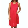 thumbnail image 1 of Women's Shadowline 37280 Petals 40 Inch Embroidery Gown (Red 1X), 1 of 3