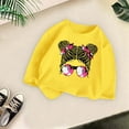 thumbnail image 2 of Girls' Fashionable Printed Loose Casual Round Neck T Shirt 6-8 Years, 2 of 3