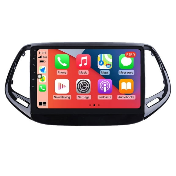 RoverOne Car Stereo CarPlay Android Auto for Jeep Compass 2 MP 2016 - 2018 GPS Navigation Bluetooth DSP Multimedia Video Player