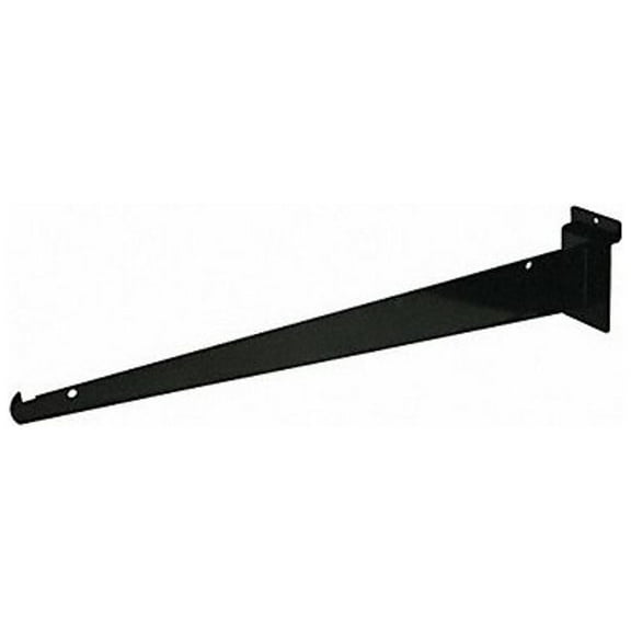 Econoco - EBL/16KB - 16" Black Shelf Bracket for Slatwall - Sold in Pack of 48