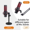 thumbnail image 4 of Adaptador de soporte de micrófono SUNMON de 3/8 pulgadas para HyperX QuadCast Boom Arm, 4 of 6
