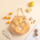 thumbnail image 5 of Bolsa de malla ahuecada para almacenar frutas y verduras (2 unidades, azul y naranja), 5 of 7