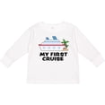 thumbnail image 3 of Inktastic My First Cruise with Cruise Ship and Palm Trees Boys or Girls Long Sleeve Toddler T-Shirt, 3 of 5