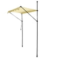 thumbnail image 3 of Jacgood 118.1"×47.2" Retractable Patio Awning, Manual Crank Handle Sunshade Shelter, Outdoor Canopy for Deck, Adjustable Height Ranging 78.7 to 118.1 in, Suitable for Patio/Balcony/Yard,Beige, 3 of 12