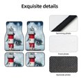 thumbnail image 4 of Vsdgher Circular Lighthouse Car Foot Mat Set of 4 Pieces Universal Floor Liner Car Accessories Fits Most Cars, Trucks, Vans, sedans, SUV, 4 of 7