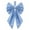 S, variant on WMGHA Christmas Tree Topper Bow Wreath, 10 x 7 Inches Large Grid Bow Tree Topper,Christmas Wreath for Tree Indoor/Outdoor Christmas Decoration