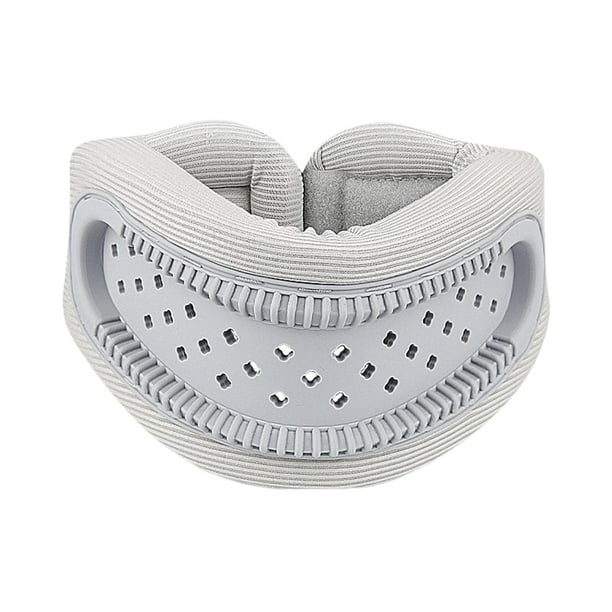 Soporte cervical portátil, ajustable, transpirable y compacto para la cabeza y el cuello. En forma de flor