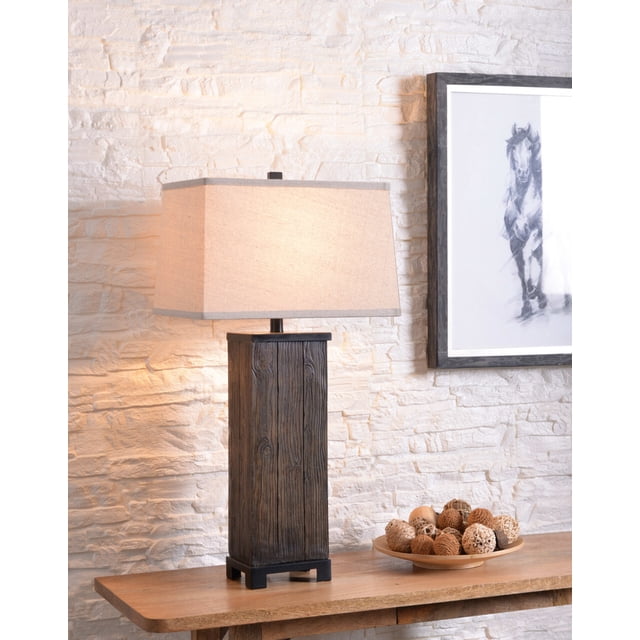 Intelligent human body sensor lamp household simple wood grain table lamp bedroom corridor usb rechargeable night light