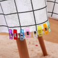thumbnail image 3 of 100 pieces of sewing plastic clips, quilted clips in various colors, made of ultra-transparent AS material, colors shipped randomly, 3 of 5