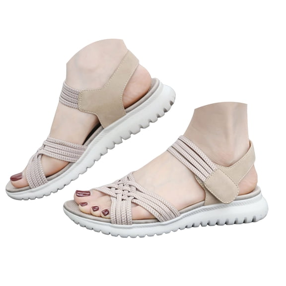 Mostsola Womens Sandals Comfort Beach Shoes Open Toe Crisscross Strap Walking Water Athletic Shoes