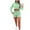 Green, variant on Up to 35% off Women's Tops Two Piece Set 2025 Summer Lounge Tracksuit Outfits Shorts And Short Sleeve Tops Knitted Clothes Ndbuld Green M