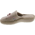 thumbnail image 2 of SC Home Collection Girls 18317 Natural Wool Butterly Embroidered House Slippers Made in Europe, 2 of 4