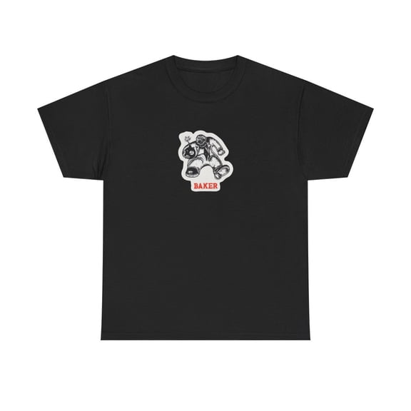 Timebomb Baker Skateboard Skate 00s 2000s Vintage Classic T Shirt Design Print - Black / M